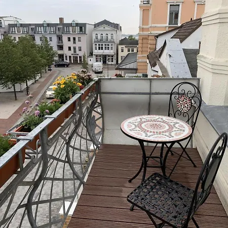 公寓 Ostseeliebe, Direkt An Der Promenade 罗斯托克